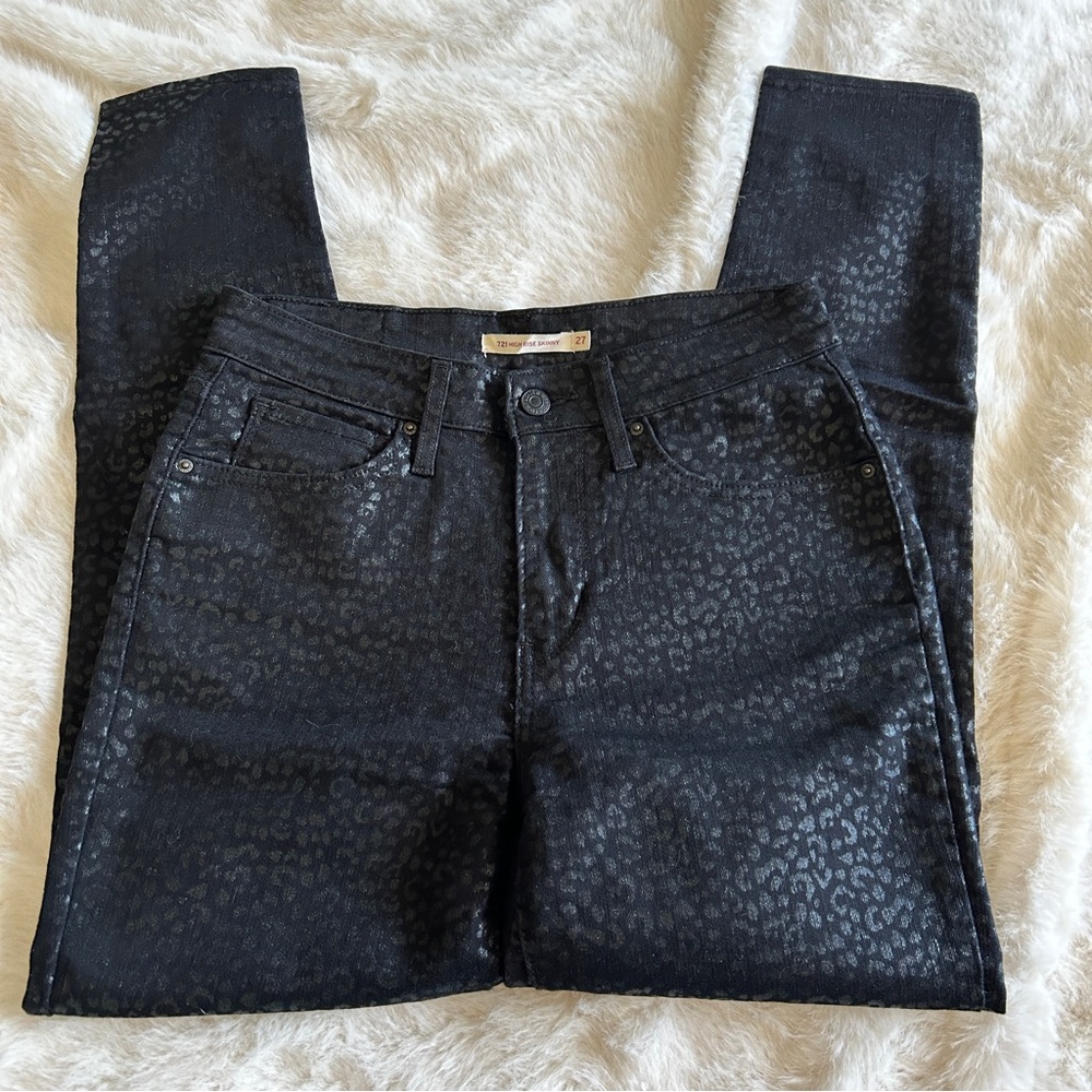 Levi’s 721 High Rise Skinny Jeans, Size 27 - Picture 5 of 13